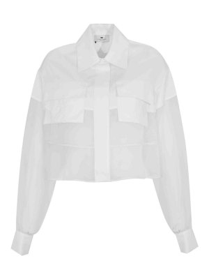 ELISABETTA FRANCHI: シャツ - シャツ - 白