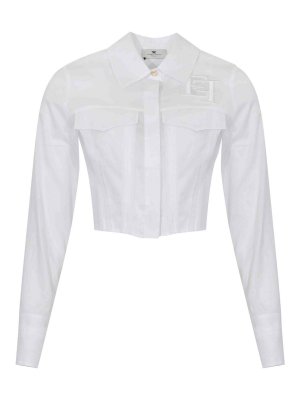 ELISABETTA FRANCHI: Hemden - Hemd - Weiß