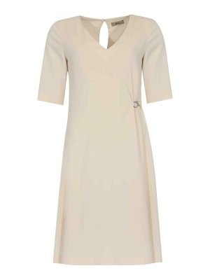 HERNO: Vestidos media pierna - Vestido Midi - Blanco