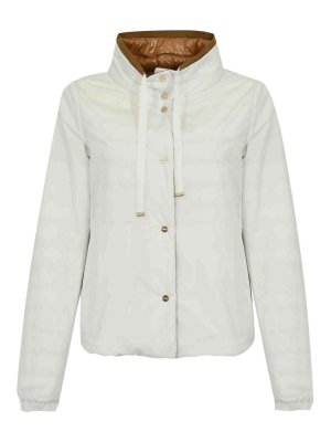 HERNO: padded jackets - Reversible Cape Down Jacket