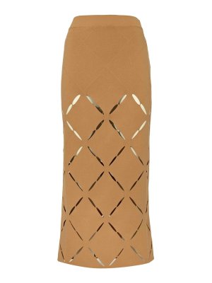 LIVIANA CONTI: Knielange und Midi Röcke - Midirock - Braun