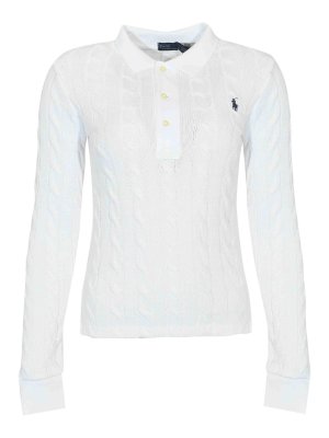 POLO RALPH LAUREN: Poloshirts - Poloshirt - Weiß