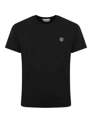 STONE ISLAND: Camisetas - Camiseta - Negro