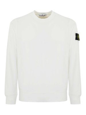 STONE ISLAND: スウェット＆セーター - スウェットシャツ/セーター - 白