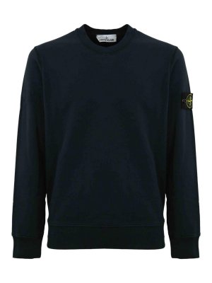 STONE ISLAND: Sudaderas y suéteres - Sudadera - Azul