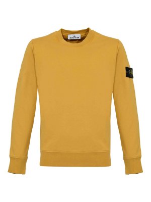 STONE ISLAND: Sudaderas y suéteres - Sudadera - Amarillo