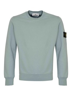 STONE ISLAND: Sudaderas y suéteres - Sudadera - Azul