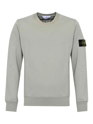STONE ISLAND: Sweatshirts und Pullover - Sweatshirt - Hellgrün