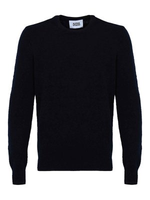 ALPHA STUDIO: Strickpullover mit Rundhalsausschnitt - Rundhalspullover - Blau