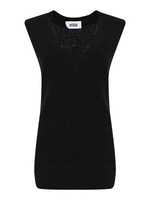 ALPHA STUDIO: Pull col rond - Pull Col Rond - Noir