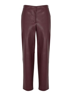 ALPHA STUDIO: leather trousers - Faux Leather pants
