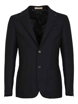 CORNELIANI: blazers - Il Lana Blue Single-breasted Jacket