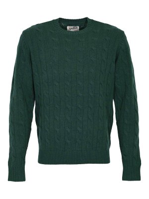 MC2 SAINT BARTH: Strickpullover mit Rundhalsausschnitt - Rundhalspullover - Grün