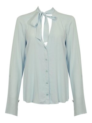 PATRIZIA PEPE: Blusen - Bluse - Silber