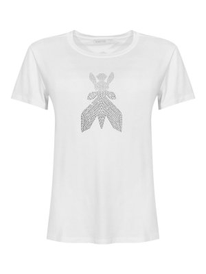 PATRIZIA PEPE: T-shirts - T-Shirt - Weiß
