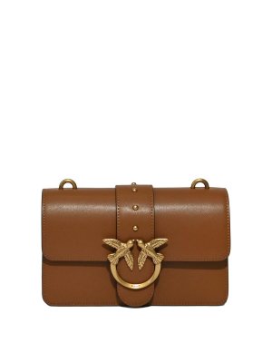 Pinko: cross body bags - Mini Love One Simply Bag in Brown