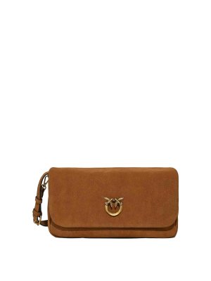 Pinko: cross body bags - Medium Love Click Soft Horizontal Bag