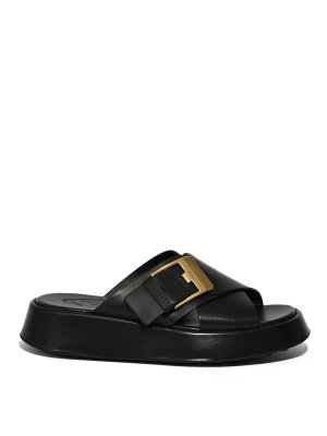 TOD'S: Sandalias - Sandalias - Negro
