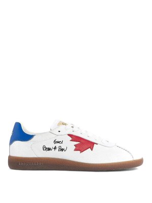 DSQUARED2: Chaussures de sport - Baskets - Blanc