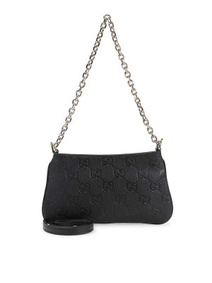 GUCCI: clutches - Gg Emblem Mini Bag