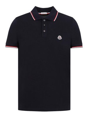 MONCLER: Poloshirts - Poloshirt - Blau