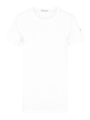 MONCLER: Tシャツ - Tシャツ - ベージュ