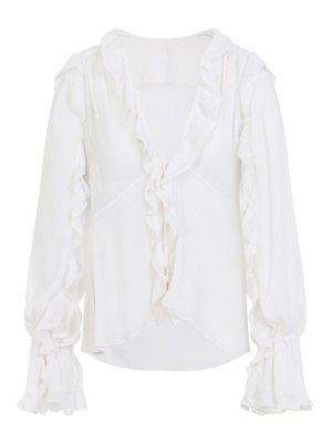 ALBERTA FERRETTI: Camisas - Camisa - Crema