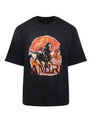 AMIRI: Tシャツ - Tシャツ - 黒