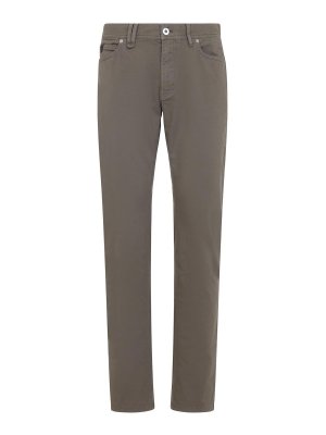 BRIONI: ストレートジーンズ - ストレートジーンズ - グレー