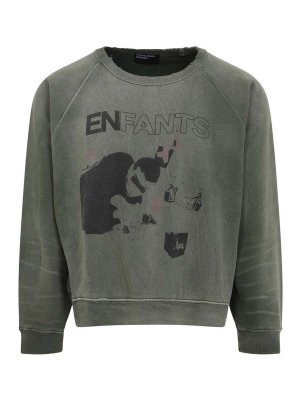 ENFANTS RICHES DÉPRIMÉS: Sweatshirts & Pulls - Sweat-Shirts - Vert