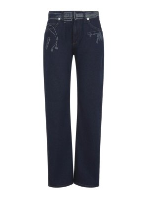 JEAN PAUL GAULTIER: Jeans Rectos - Vaqueros Rectos - Multicolor