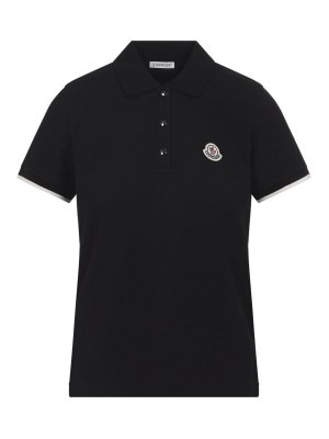 MONCLER: Poloshirts - Poloshirt - Schwarz