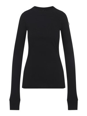 MONCLER: T-shirts - T-Shirt - Schwarz