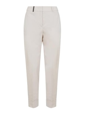 PESERICO: Pantalons casual - Pantalons Décontractés - Beige