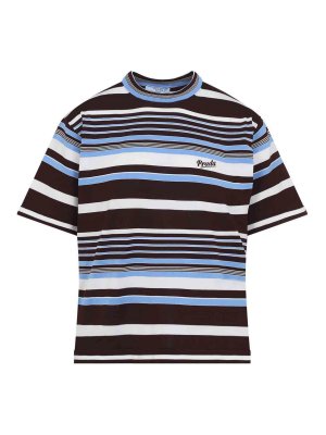 PRADA: t-shirts - Cotton T-Shirt