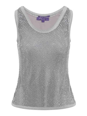 RALPH LAUREN: Blusen - Bluse - Silber