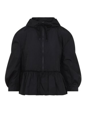 SIMONE ROCHA: casual jackets - Ruffle Frill Peplum Jacket