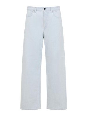 STONE ISLAND: straight leg jeans - Cotton Jeans