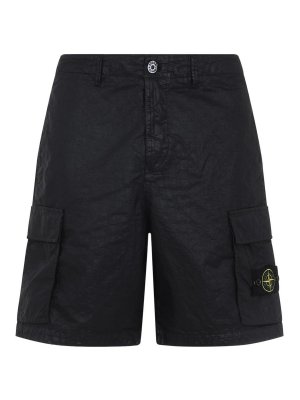 STONE ISLAND: Shorts - Shorts - Negro