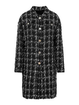 Giambattista Valli: cappotti al ginocchio - Cappotto bouclÃ© a quadri