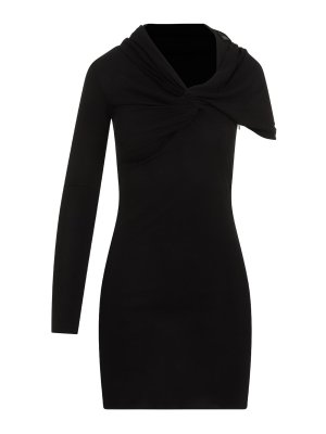 SAINT LAURENT: short dresses - Viscose Mini Dress