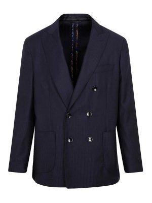 ETRO: Casualjacken - Casualjacke - Blau