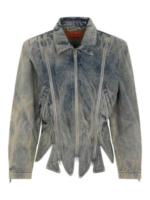 Y/PROJECT: Jeansjacken - Jeansjacke - Beige