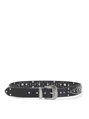 GOLDEN GOOSE: Cinturones - Cinturón - Negro