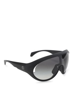 MONCLER: Sonnenbrillen - Sonnenbrille - Schwarz