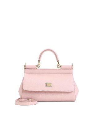 DOLCE & GABBANA: クロスボディバッグ - クロスボディバッグ - ピンク