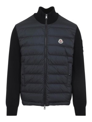 MONCLER: Cardigans - Cardigan - Noir