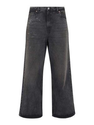 OUR LEGACY: Jeans à jambe droite - Jean Droit - Délavé