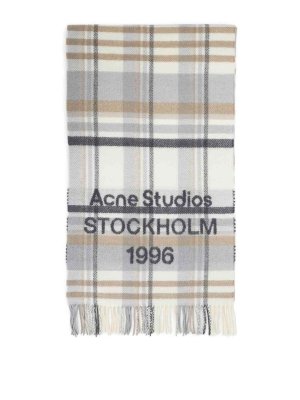 Acne Studios: スカーフ - スカーフ - 白