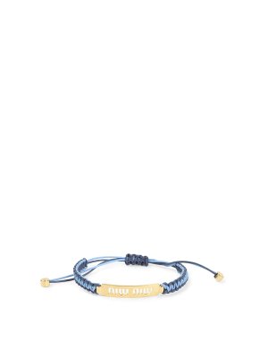 MIU MIU: Bracelets & Bangles - Cord Bracelet